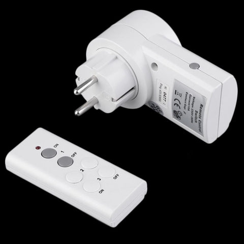 1 Wireless Remote Control Power Outlet Light Switch Socket 1 Remote EU Plug Newest High Quality